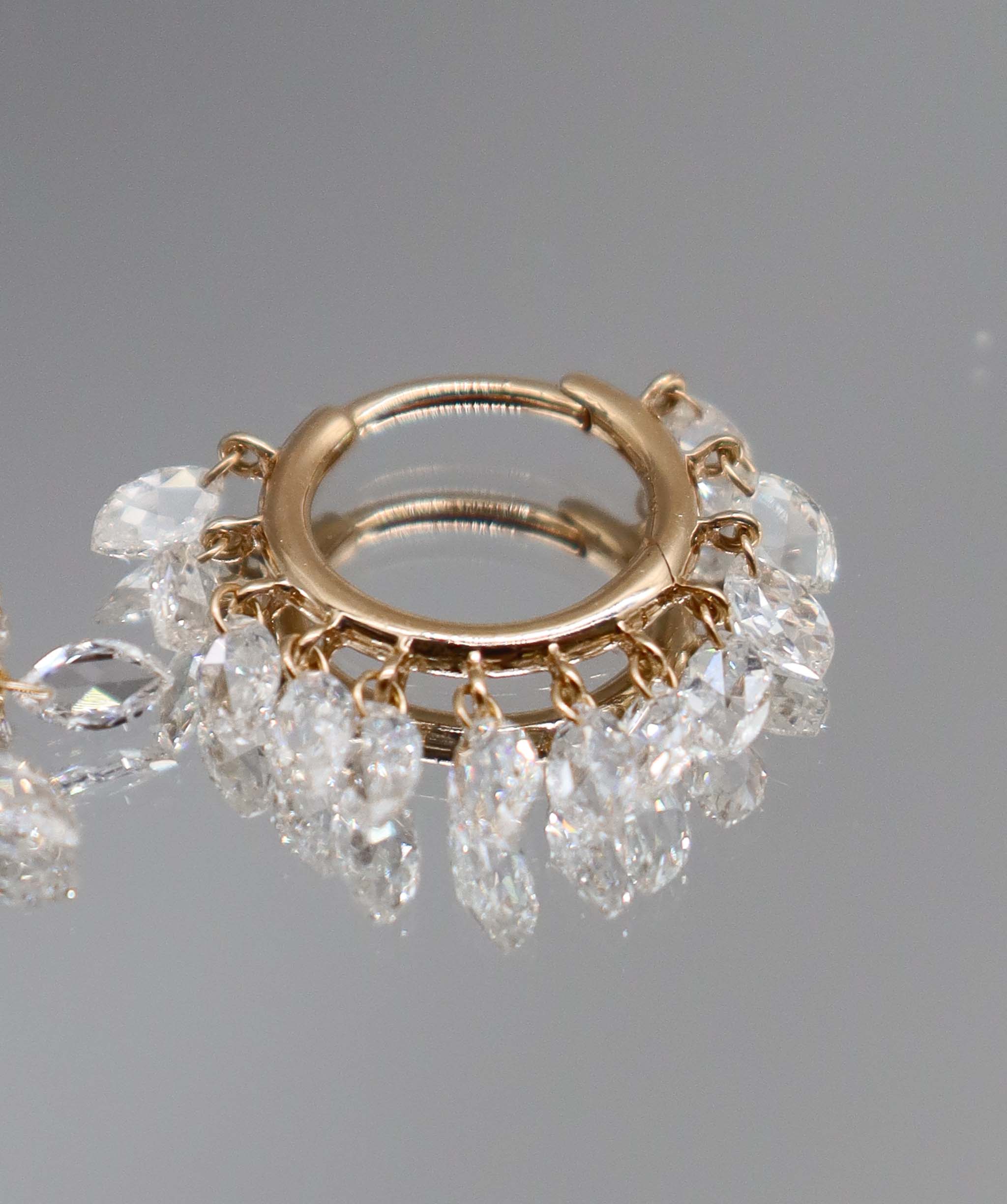 Luxury Promise White Marquise Rosecut E7914