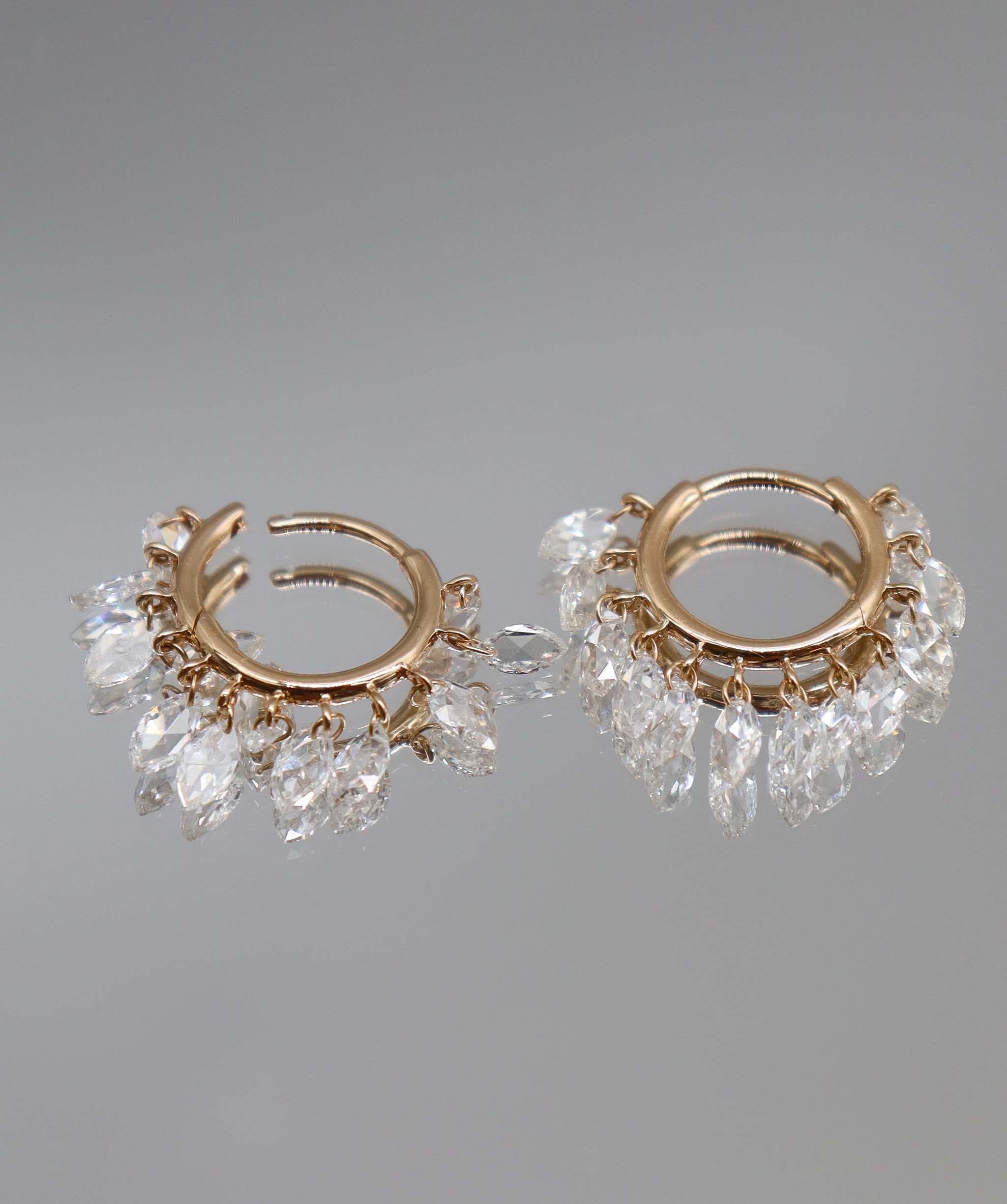 Luxury Promise White Marquise Rosecut E7914