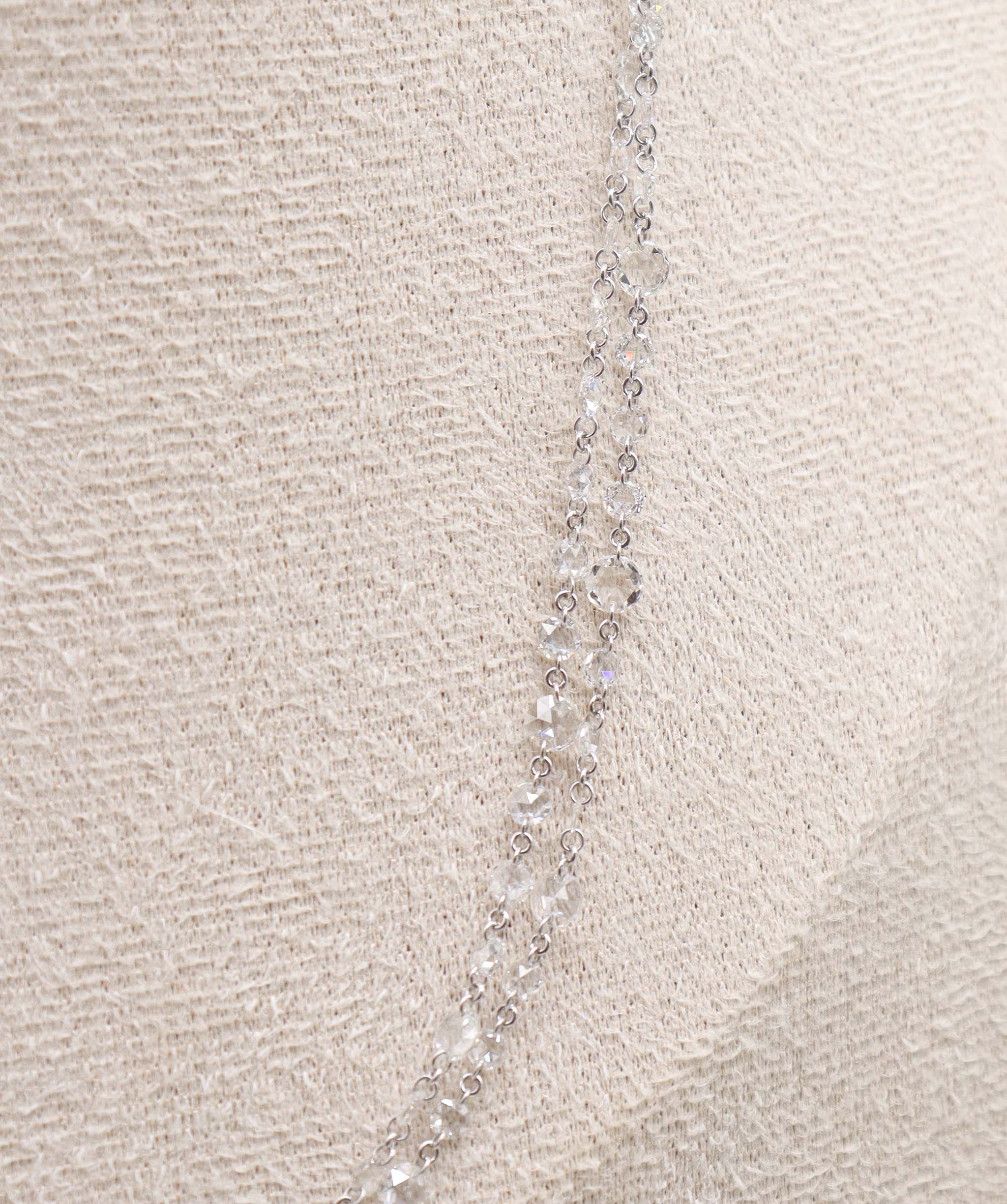 Luxury Promise White Rosecut TW:11.44CT GOLD:3.10G C10939
