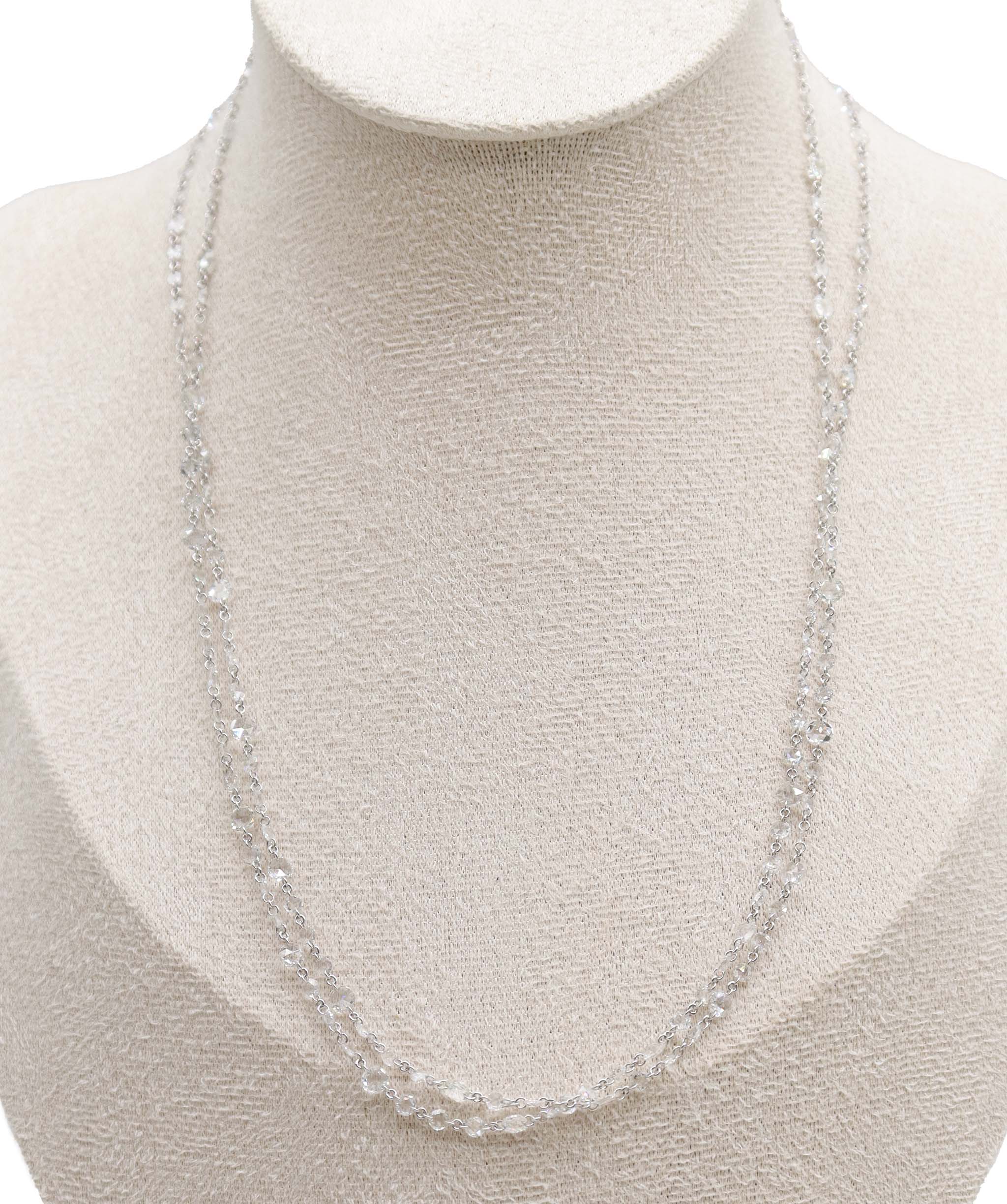 Luxury Promise White Rosecut TW:11.44CT GOLD:3.10G C10939