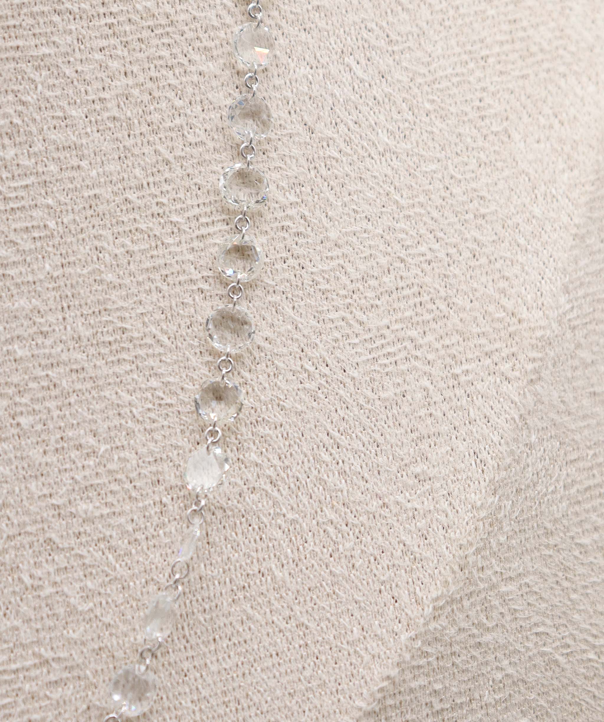 Luxury Promise White Rosecut with Small Diamonds TW:8.20CT GOLD:2.01G C9685