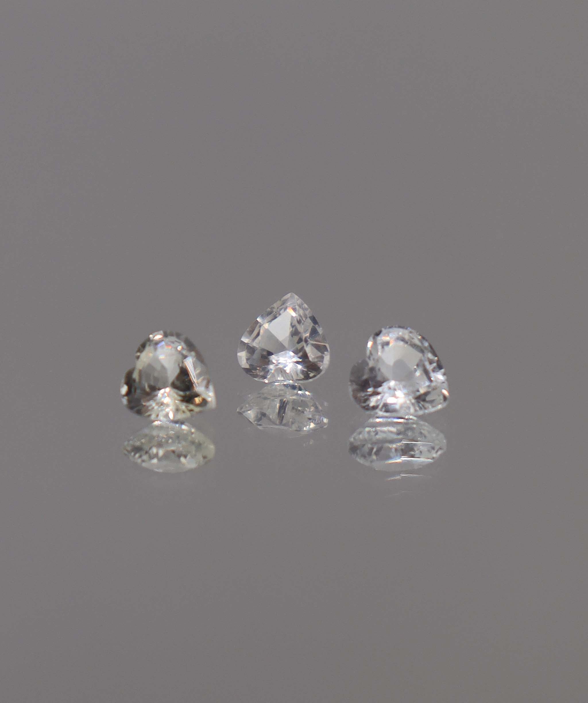 Luxury Promise White Sapphire Heart DXBCD1240