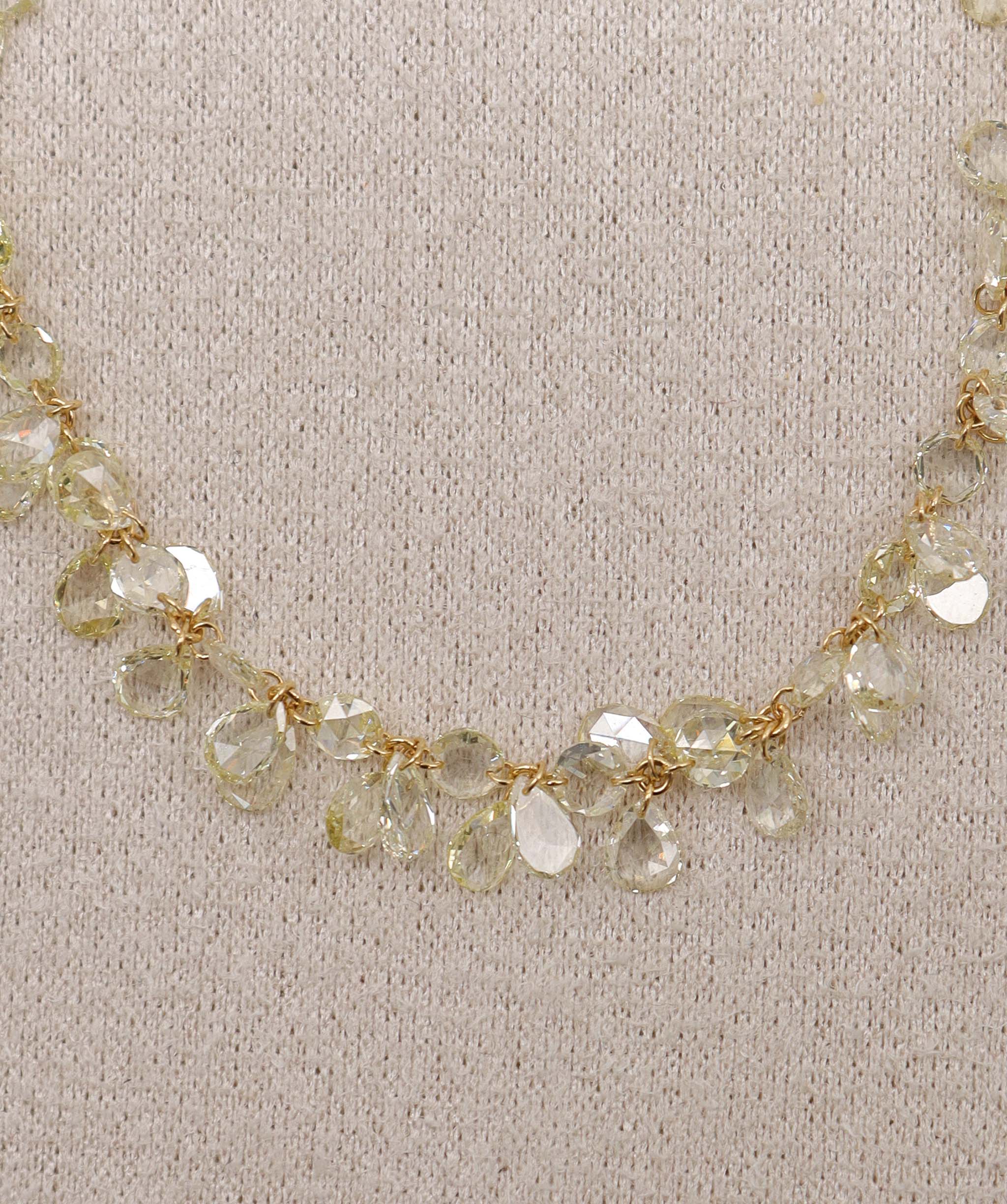 Luxury Promise Yellow diamond rose cuts in yellow gold Gold 1.8 / Diamond 8.07 JR-BR79 ASC6440