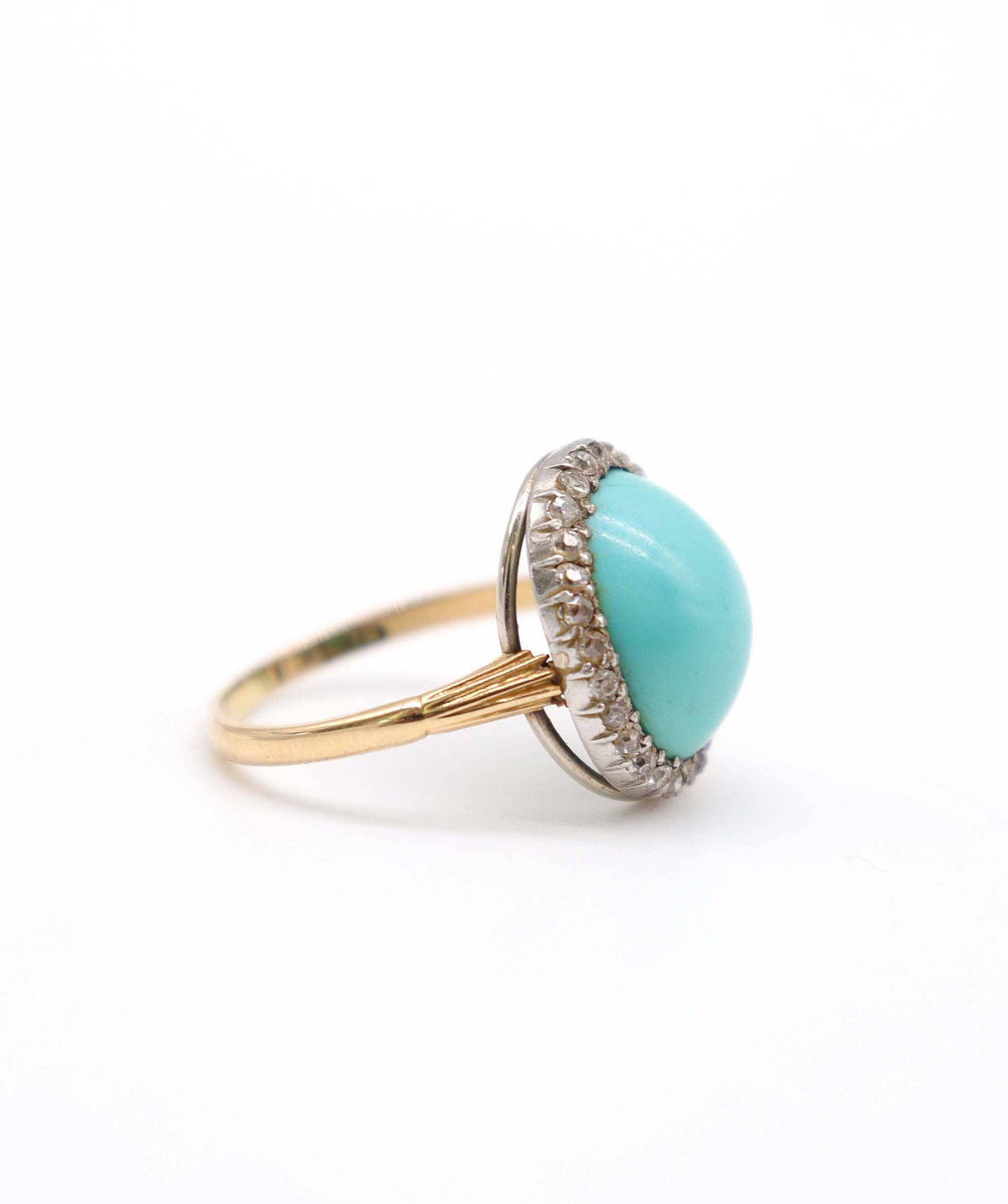 Luxury Promise A Turquoise and Diamond Ring WA90882