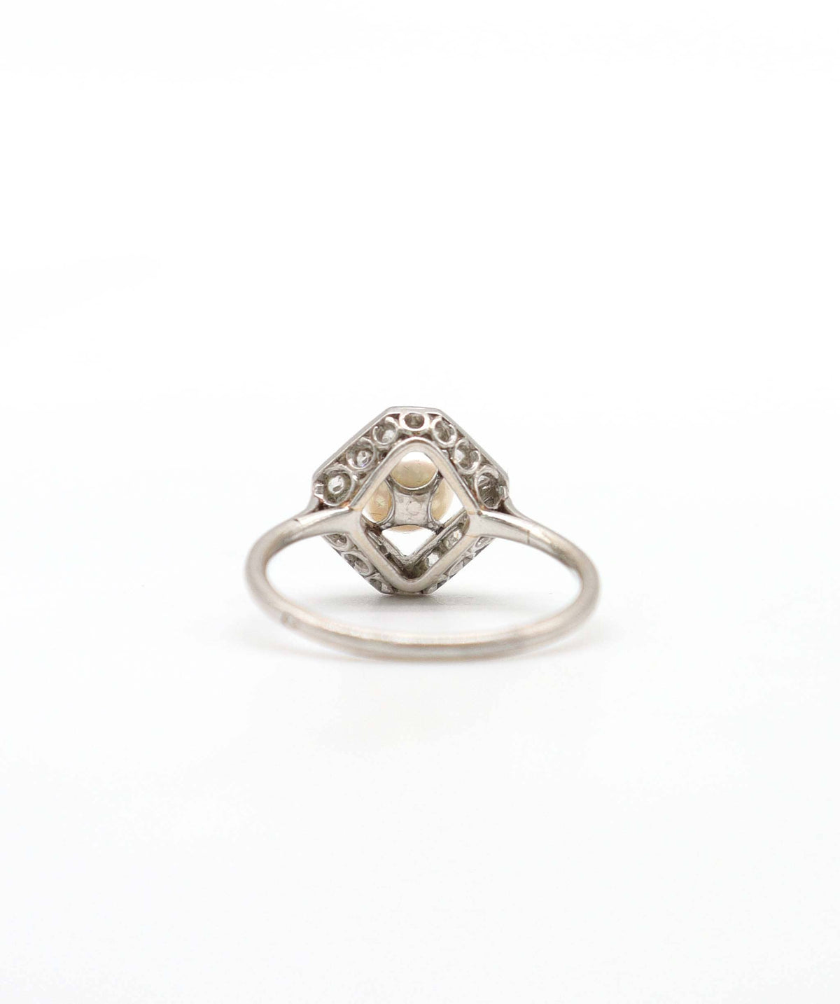 Luxury Promise An Art Deco Pearl and Diamond Ring WA23076