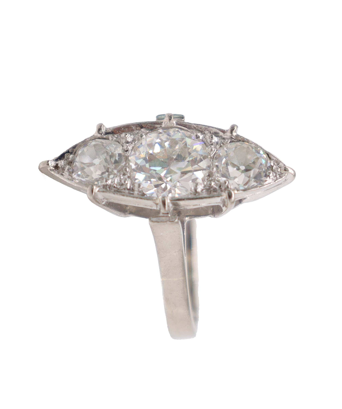 Luxury Promise Diamond 3-Stone Marquise Ring WA25084