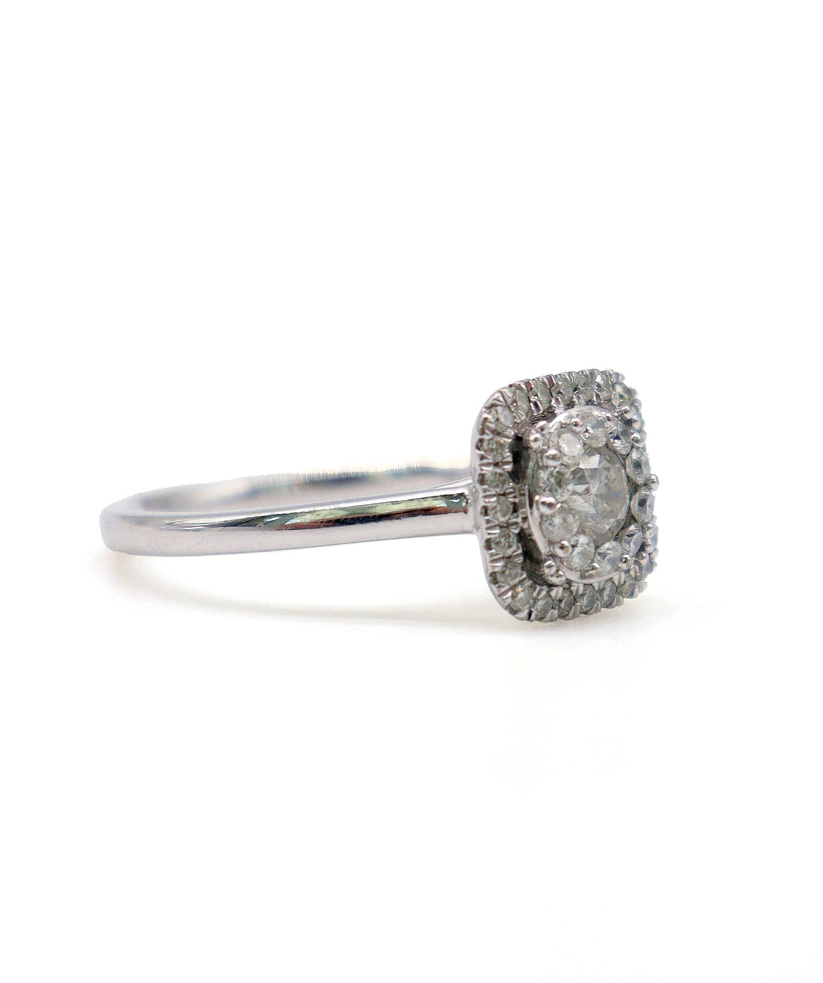 Luxury Promise Diamond Cluster Ring WA90692