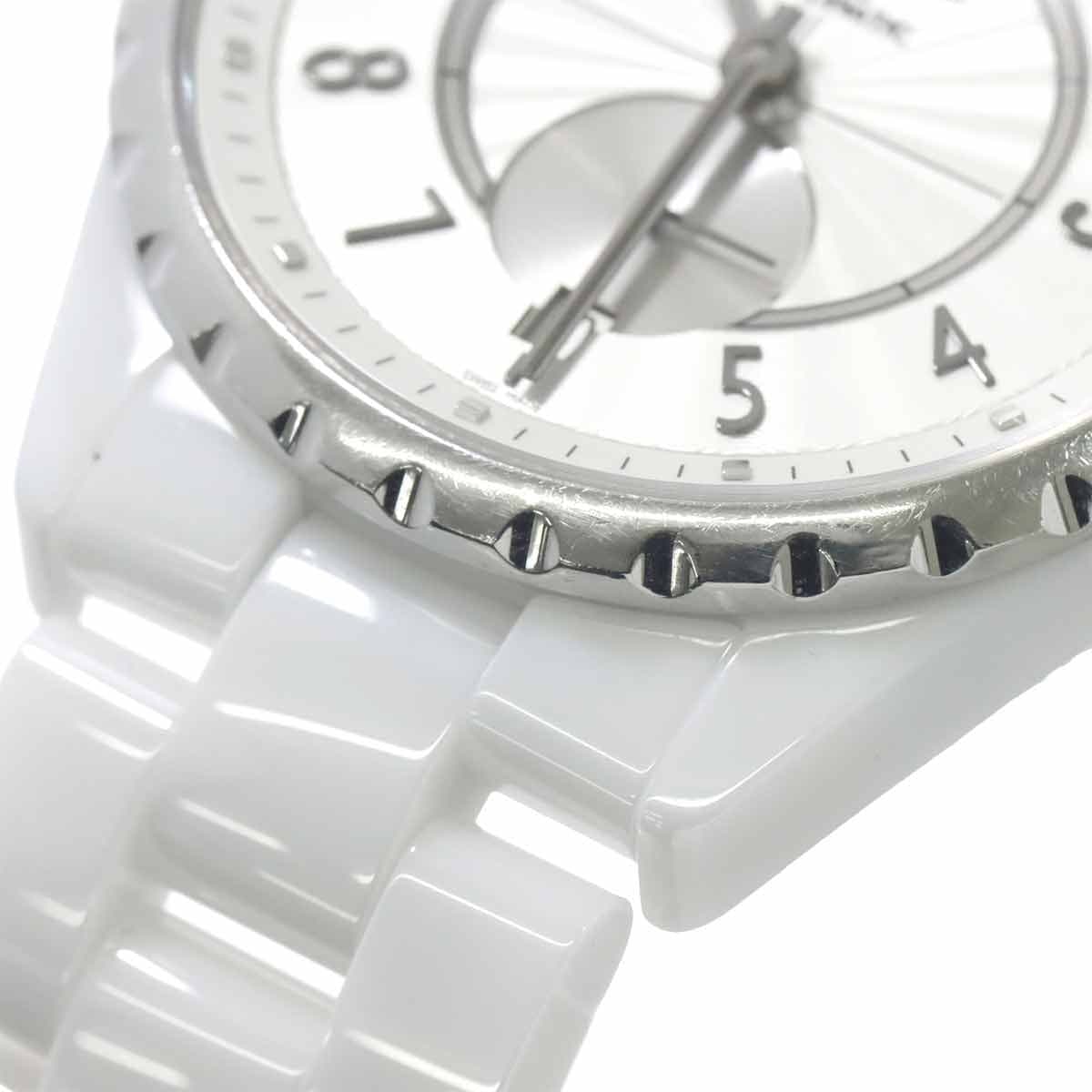 LUXURY PROMISE CHANEL J12 365 H3837 Date Automatic Silver Dial Mens Watch 90315133