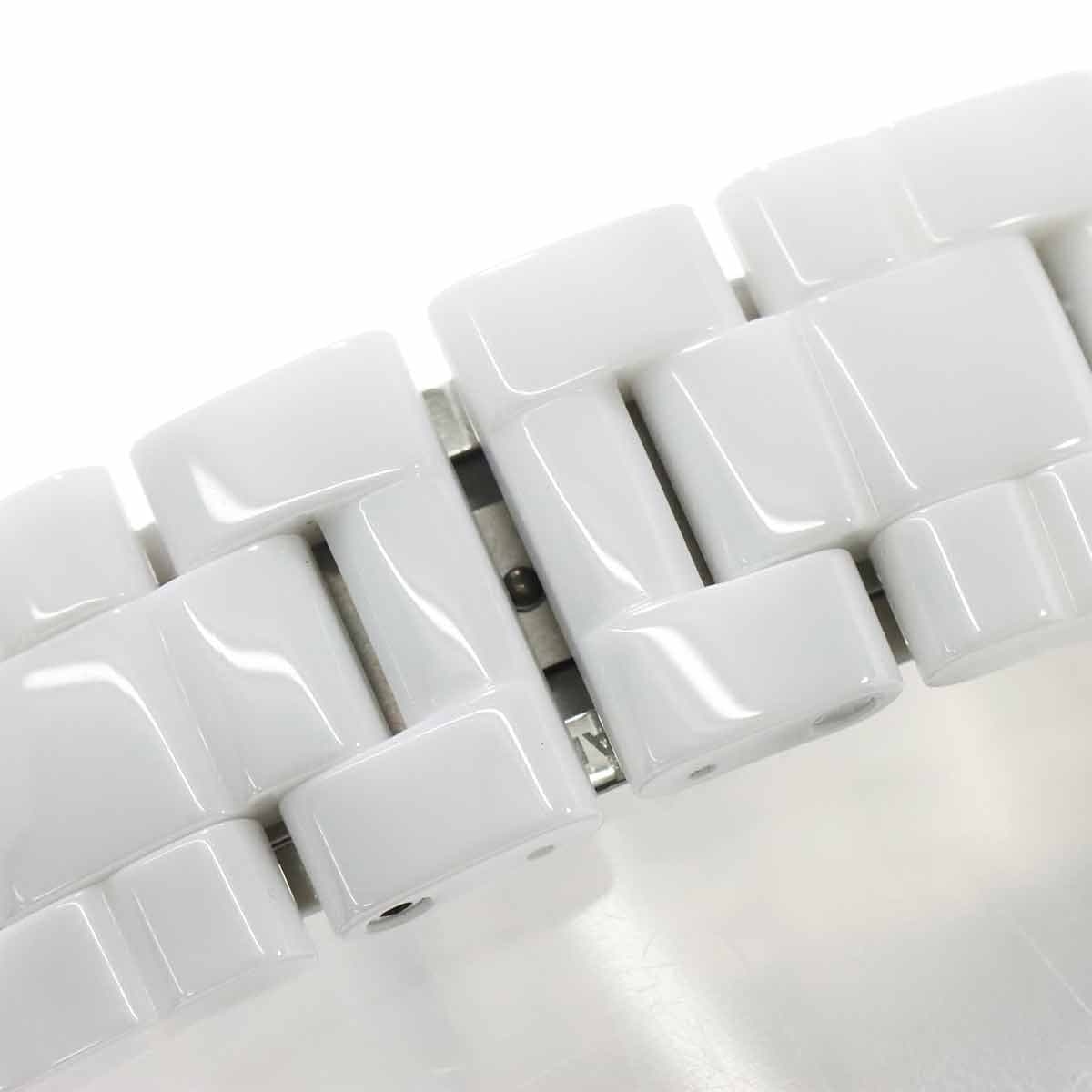 LUXURY PROMISE CHANEL J12 365 H3837 Date Automatic Silver Dial Mens Watch 90315133