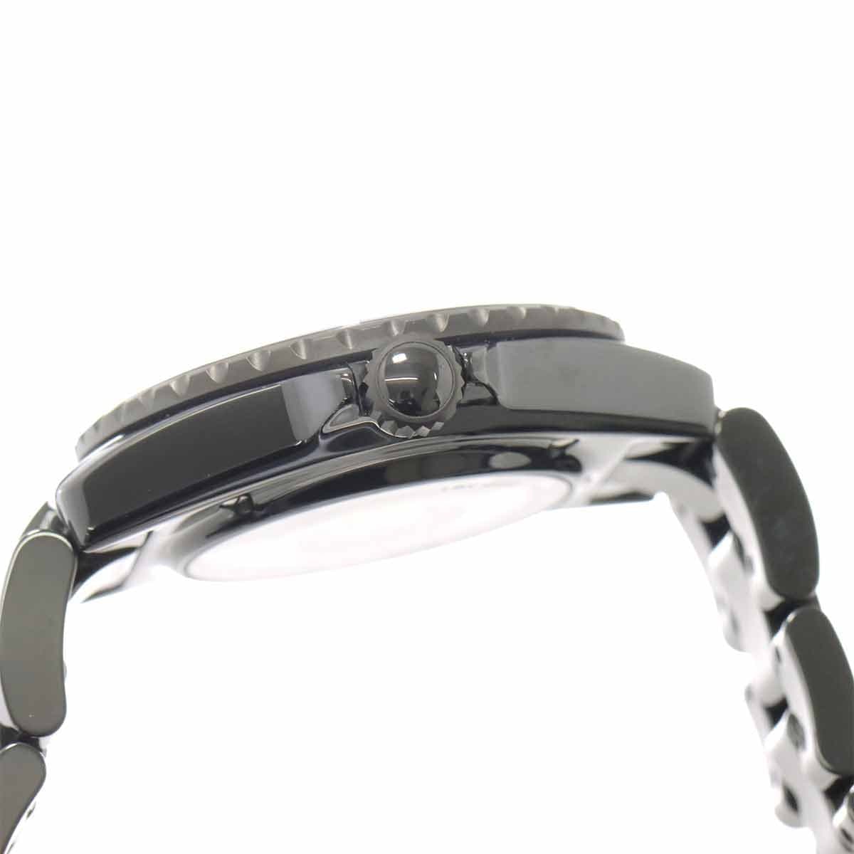 LUXURY PROMISE CHANEL J12 38mm Wanted de Chanel H7418 Ceramic Automatic Black Dial 90310966