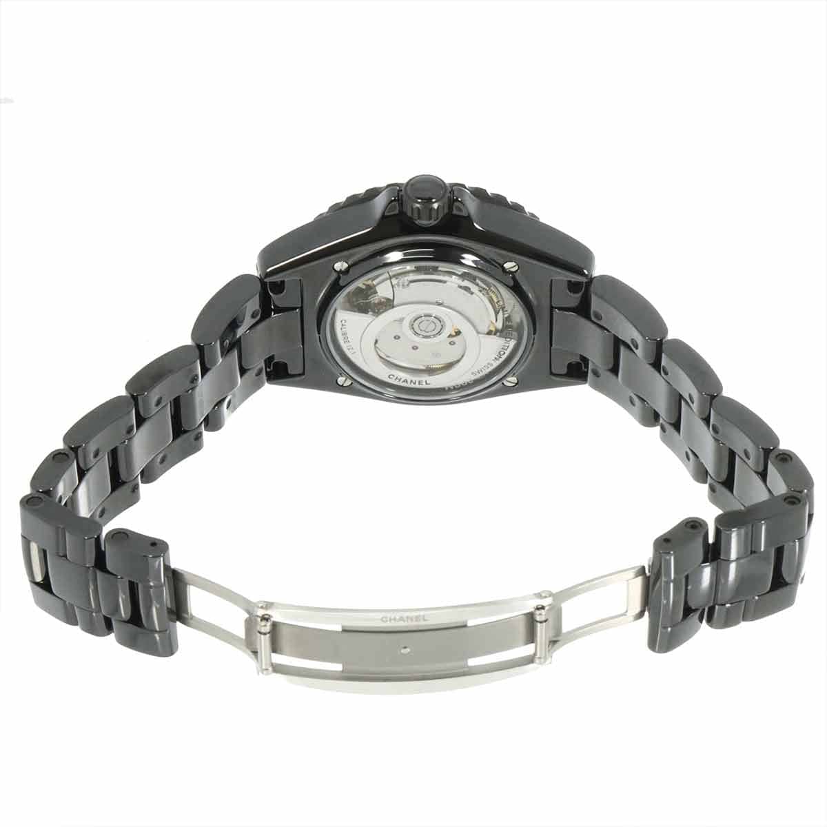 LUXURY PROMISE CHANEL J12 38mm Wanted de Chanel H7418 Ceramic Automatic Black Dial 90310966
