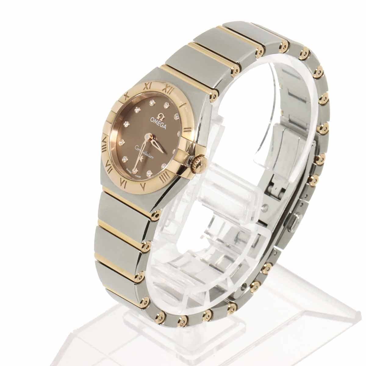 LUXURY PROMISE OMEGA Constellation 131 20 25 60 63 001 12P Diamond PG Ladies 90318346