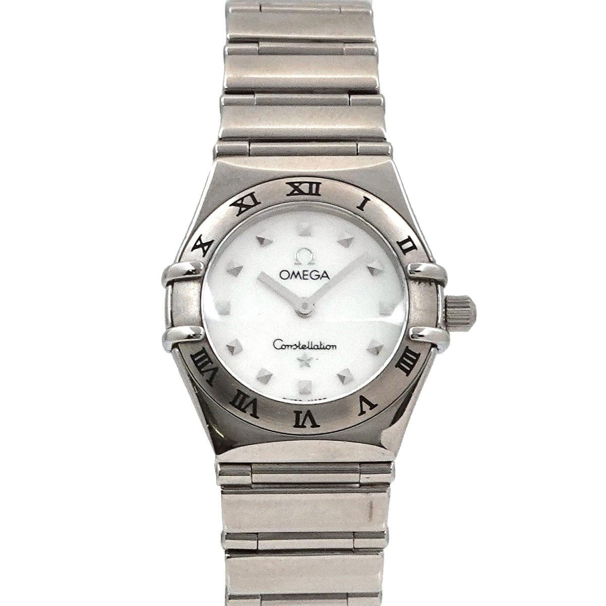 LUXURY PROMISE OMEGA Constellation Mini My Choice 1561.71 White Shell Dial Ladies 90303885
