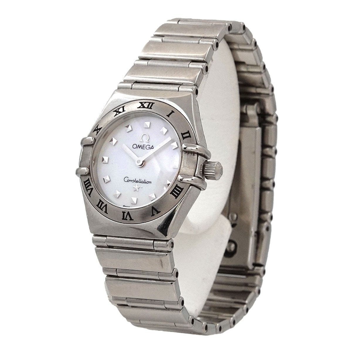 LUXURY PROMISE OMEGA Constellation Mini My Choice 1561.71 White Shell Dial Ladies 90303885