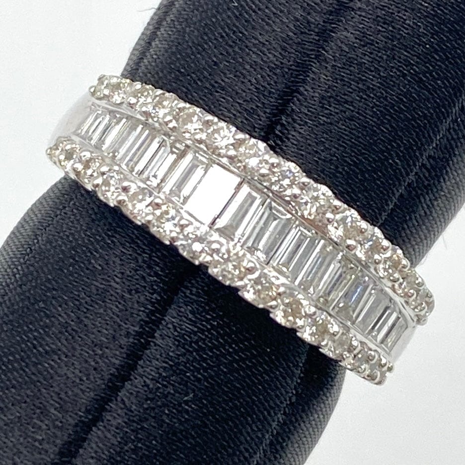 LUXURY PROMISE K18WG Diamond Ring D1.0 5 51544 US6.75