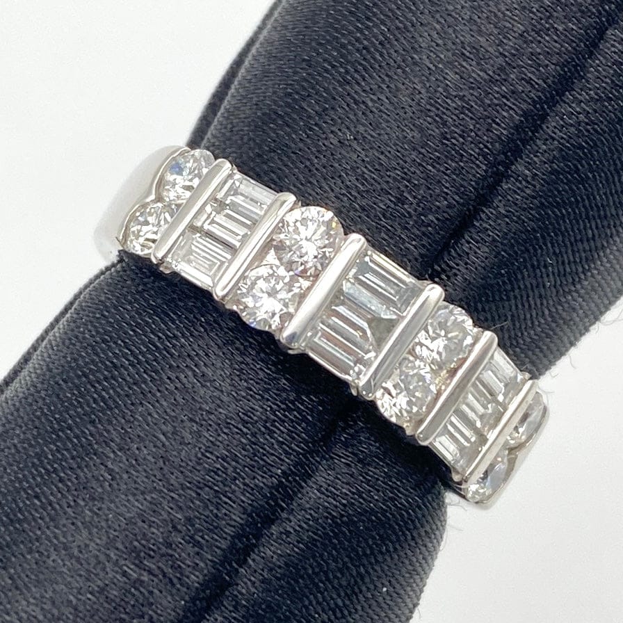 LUXURY PROMISE K18WG Diamond Ring D1.00 5.5 49920 US5.75