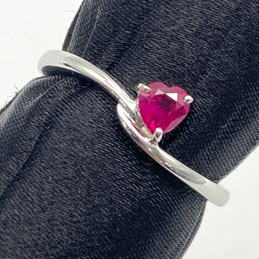 LUXURY PROMISE K18WG Ruby Ring R0.33 2 51517 US5.75