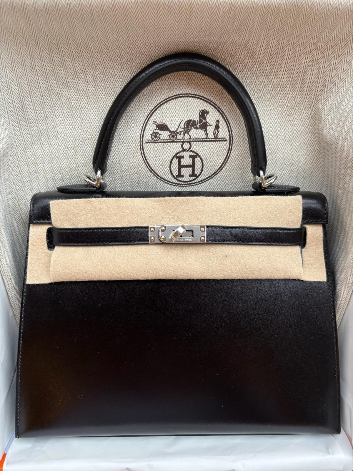 Luxury Promise Kelly 25 box leather PHW