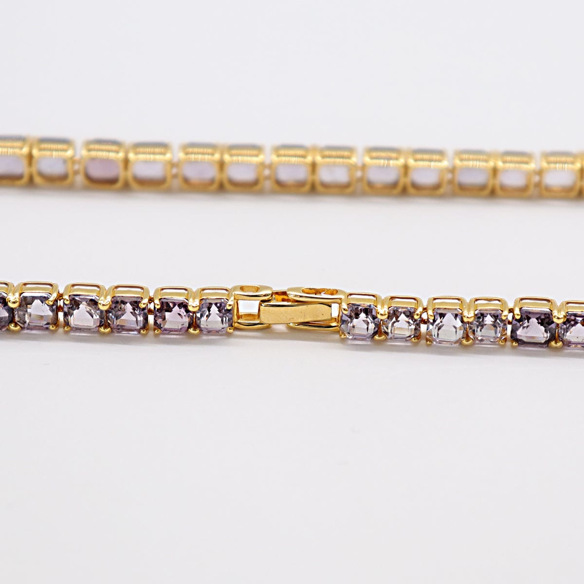 Luxury Promise LAVENDER DREAM SPINEL TENNIS NECKLACE YG AVCHK363