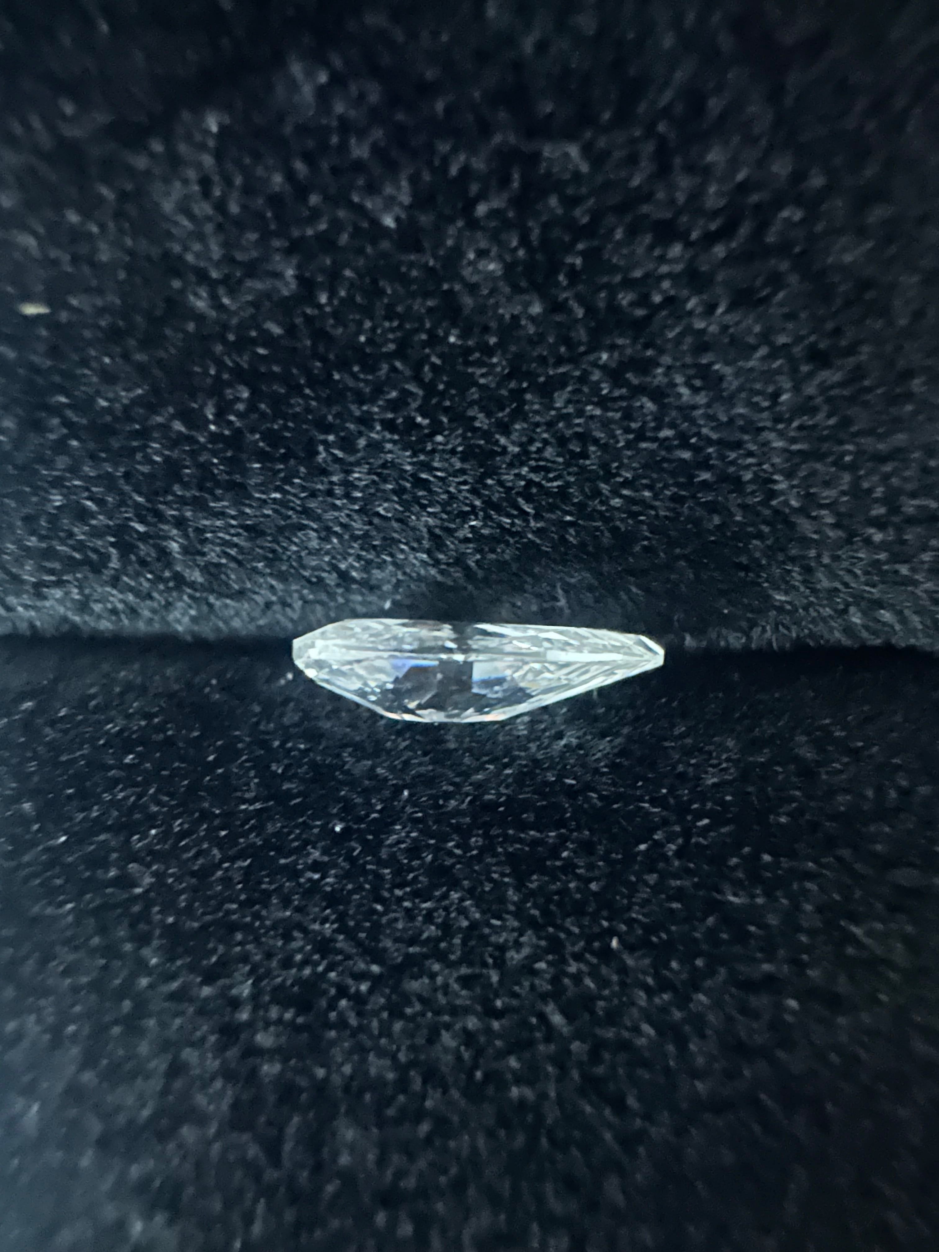 Luxury Promise 0.52CT OLD-CUT PEAR SHAPE D/E COLOUR SI DIAMOND ANC1839