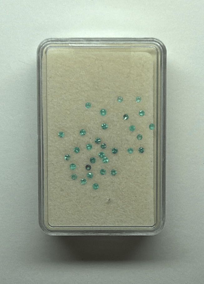 Luxury Promise 0.53ct BRAZIL PARAIBA ROUND DXBCS5640