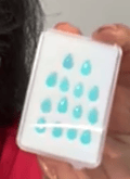 Luxury Promise 0.5ct Paraiba Pear (price per stone) braz001