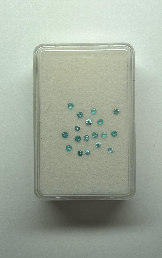 Luxury Promise 0.66ct BRAZIL PARAIBA ROUND DXBCS5636
