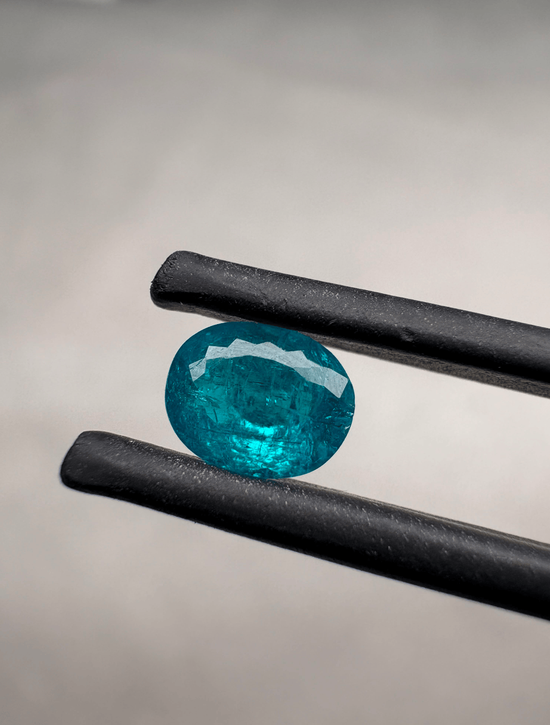 Luxury Promise 0.7ct Exclusive Neon Blue Paraiba Ethiopia E-11
