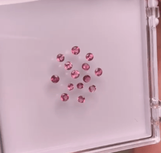 Luxury Promise 0.93ct Pink Tourmaline Melee (14pcs) DXBCS5403