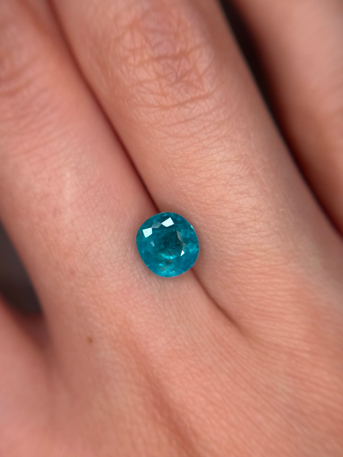 Luxury Promise 0.97ct Exclusive Windex Blue Paraiba Ethiopia THAIC0694