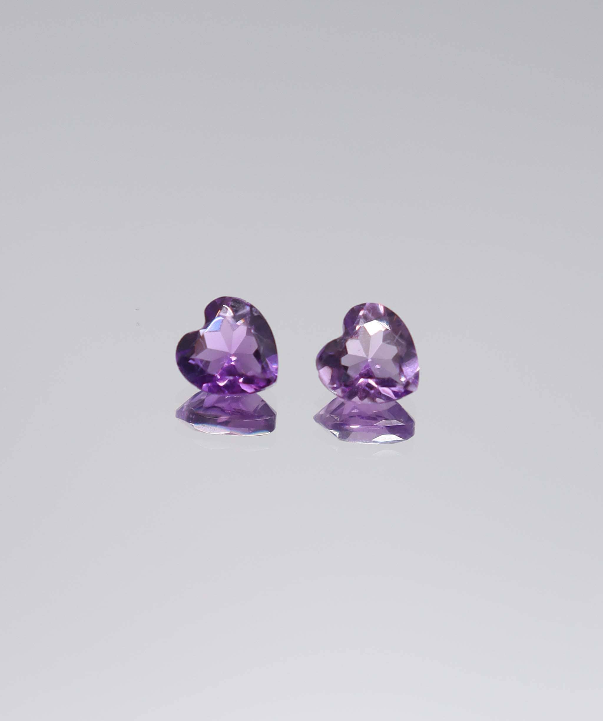 Luxury Promise 1,40ct Amethyst 2 heart DXBCS6116