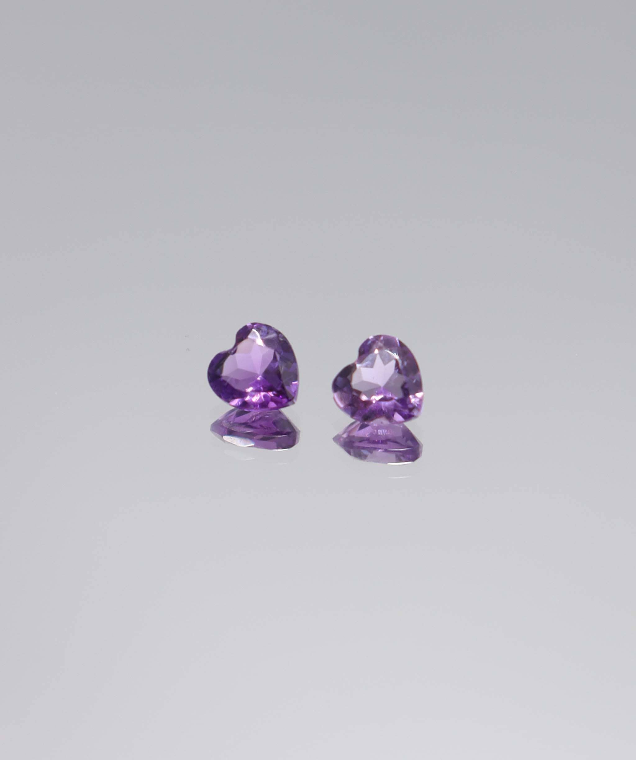 Luxury Promise 1,40ct Amethyst 2 heart DXBCS6116