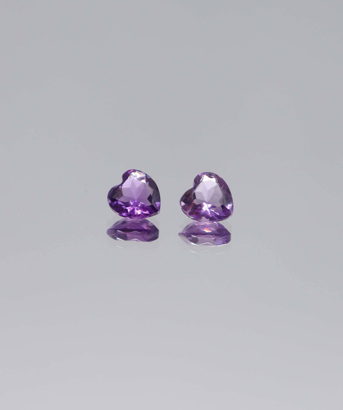 Luxury Promise 1,40ct Amethyst 2 heart DXBCS6116