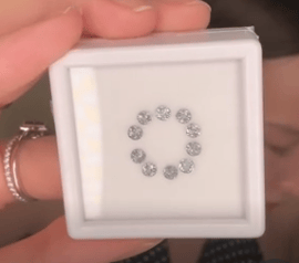 Luxury Promise 1.40ct Grey Spinel Melee Set DXBCS6316