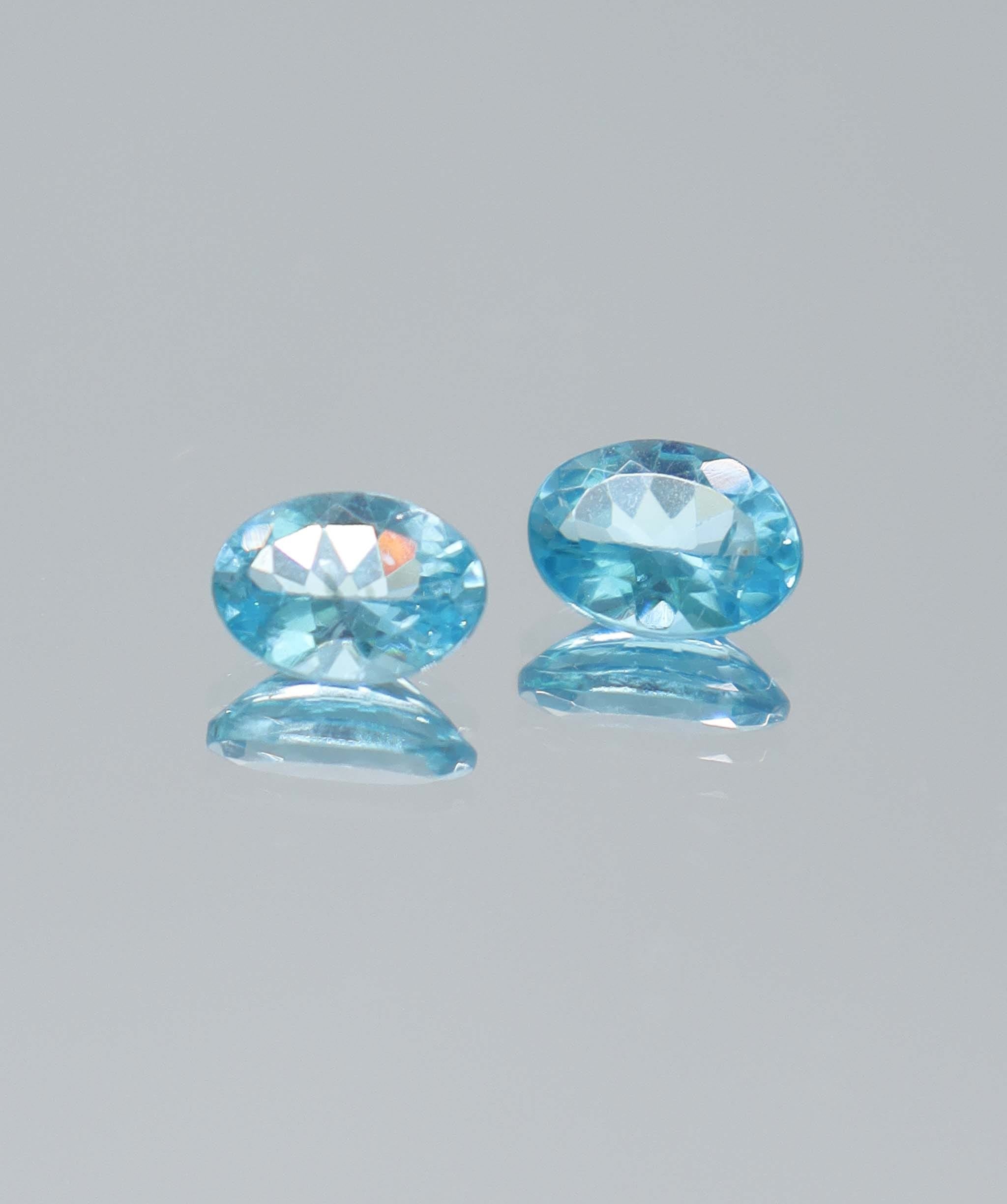 Luxury Promise 1.45ct Apatite Oval PAIR DXBCS5957