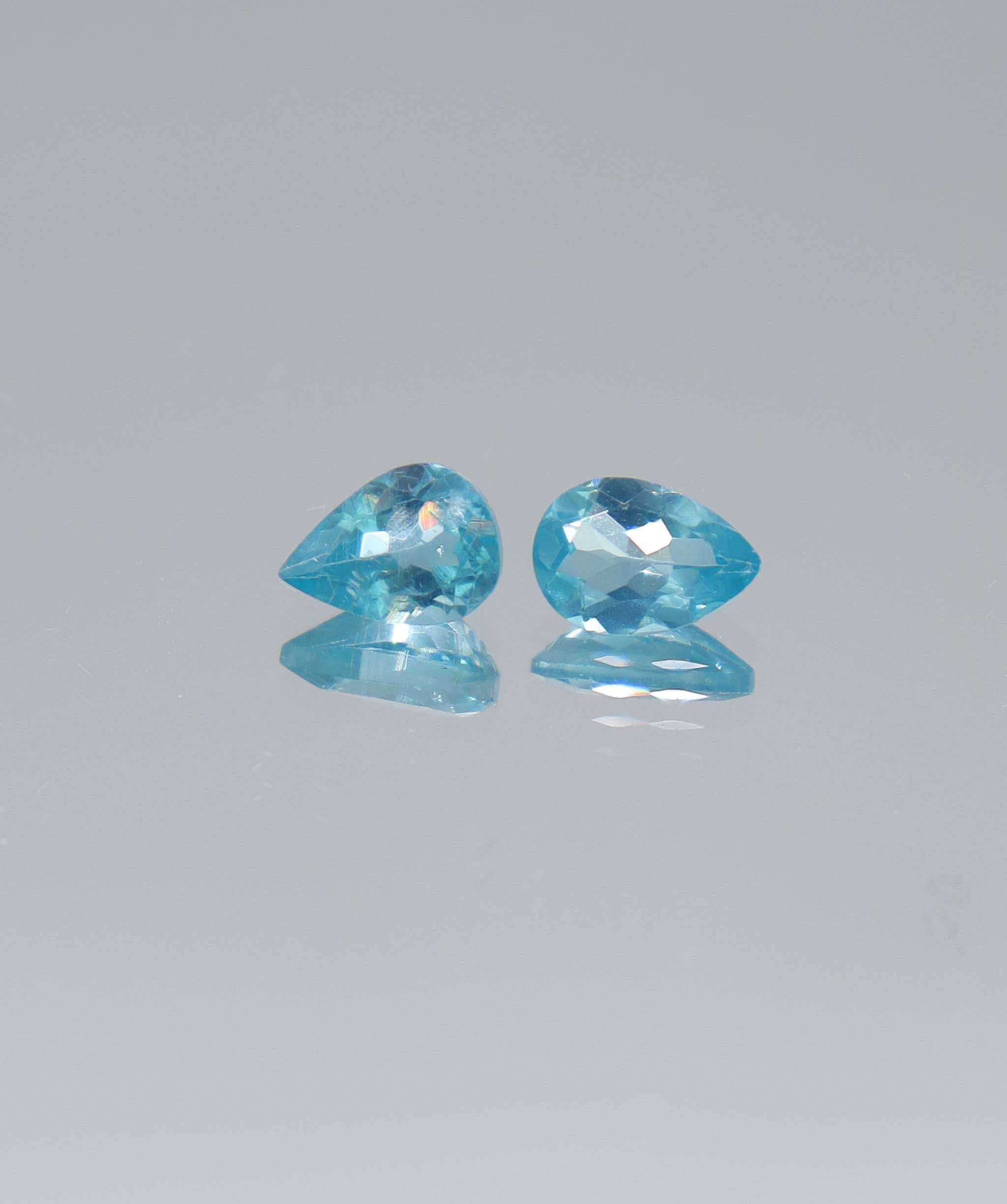 Luxury Promise 1.50ct Apatite Pear PAIR DXBCS5968