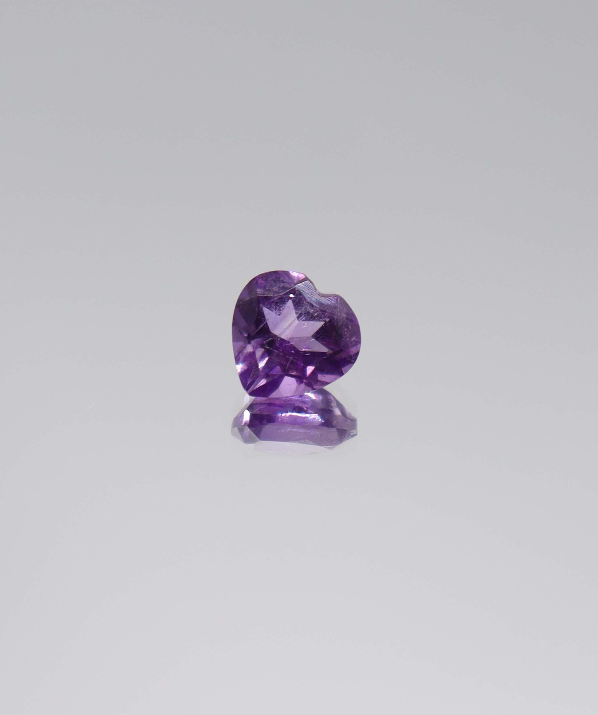 Luxury Promise 1.53ct Amethyst heart shape DXBCS6123