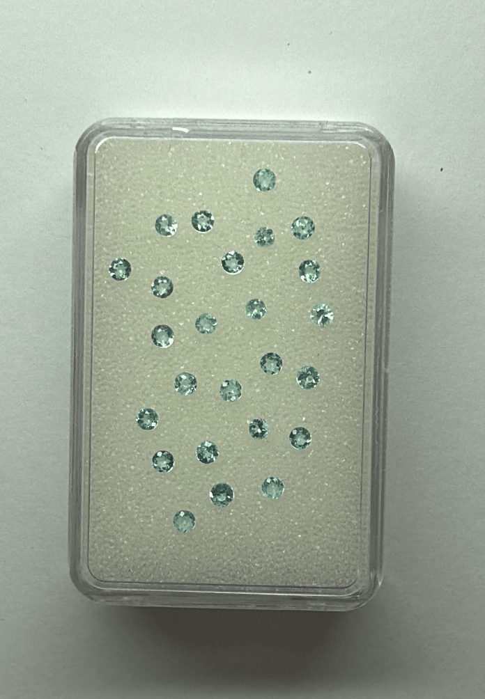 Luxury Promise 1.55ct NIGERIAN PARAIBA ROUND DXBCS5644