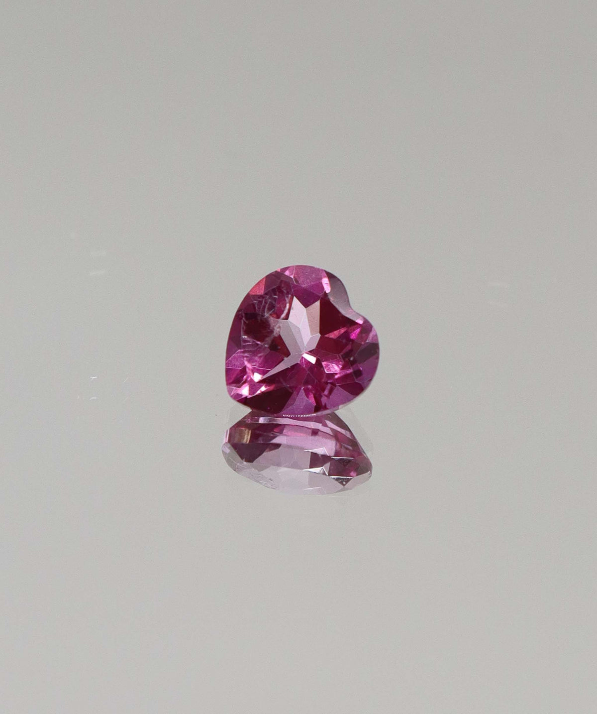 Luxury Promise ~1.5ct Hot Pink Topaz Heart THAIC0670