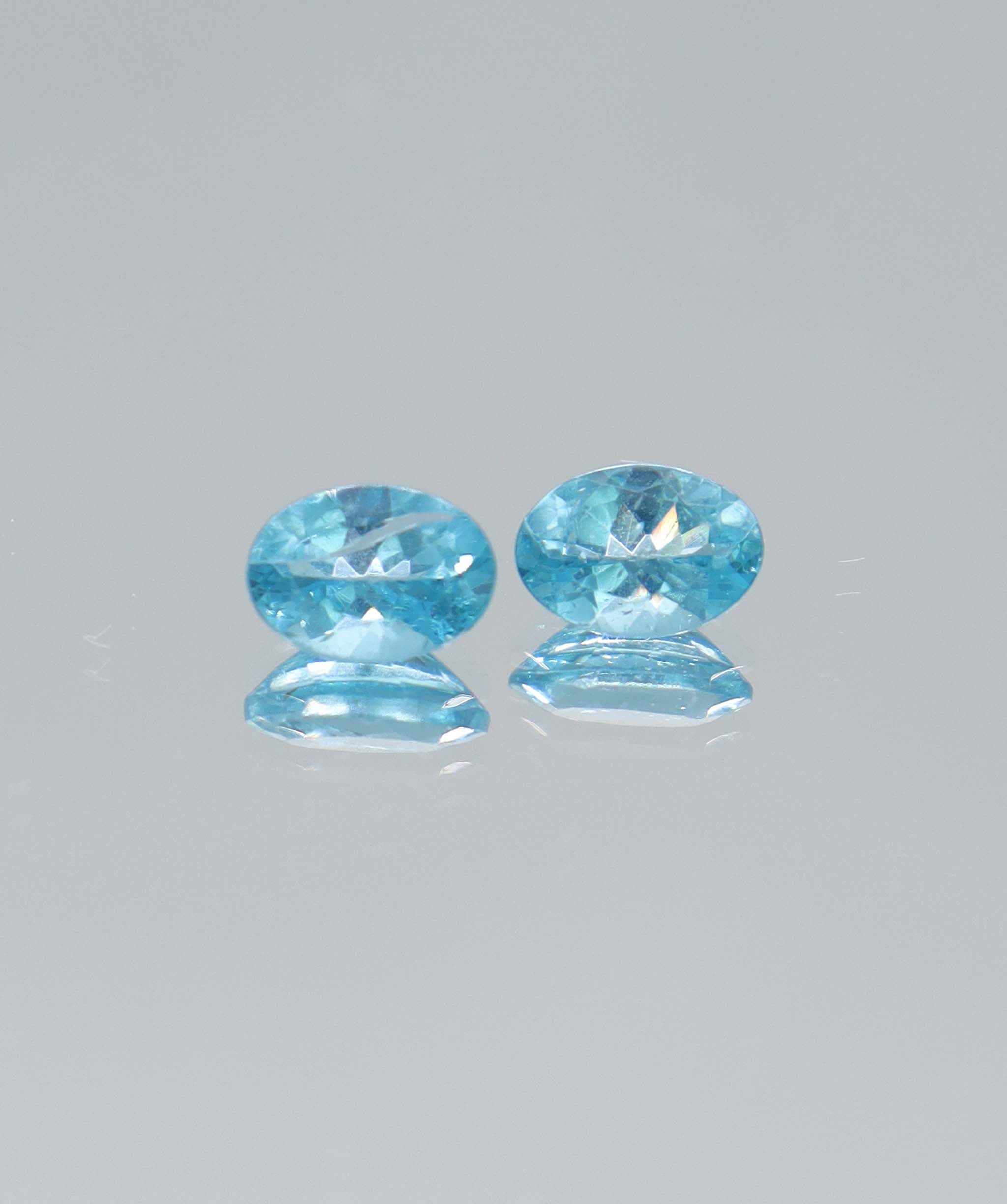 Luxury Promise 1.60ct Apatite Oval PAIR DXBCS5951