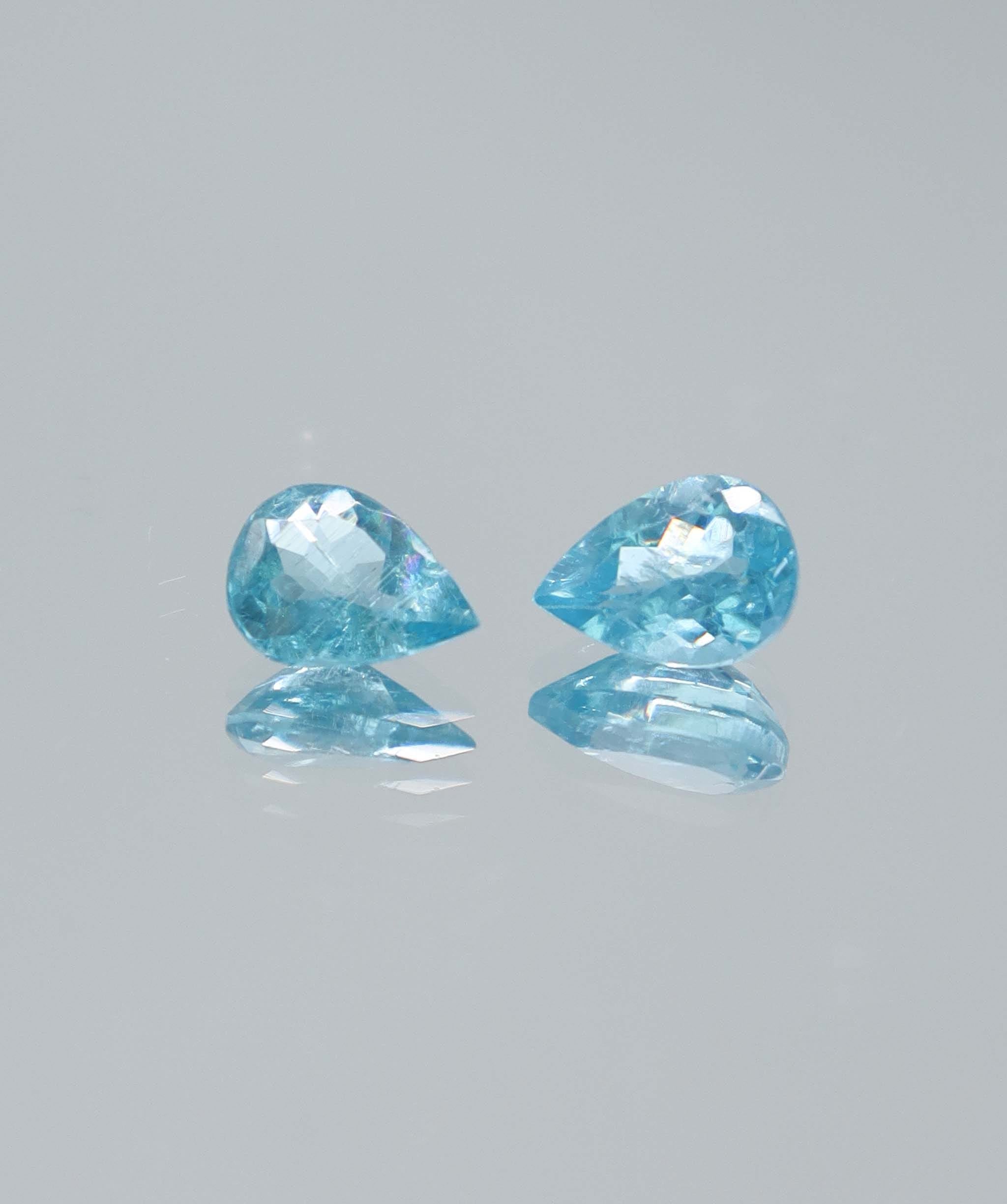 Luxury Promise 1.60ct Apatite Pear PAIR DXBCS5963