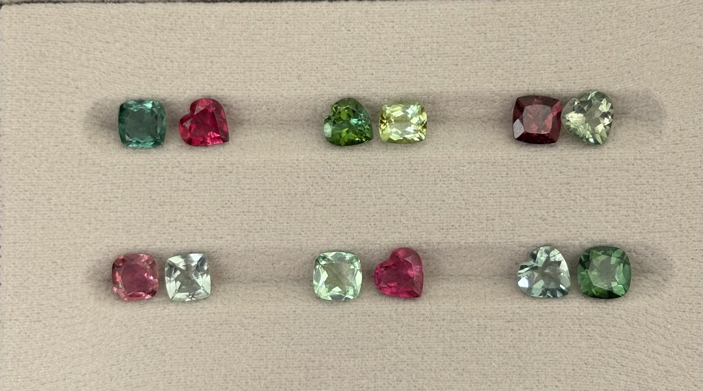 Luxury Promise 1.60ct Tourmaline Set: Pink & Silver DXBCS5412