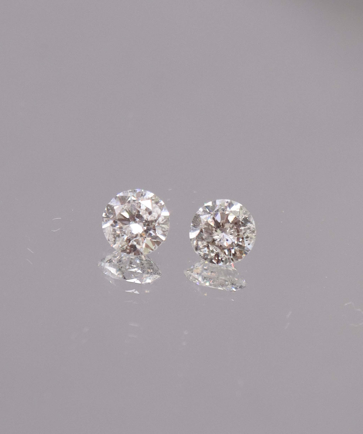Luxury Promise 1.75CT D-G COMMERCIAL ROUND DIAMOND PAIR DXBS6677