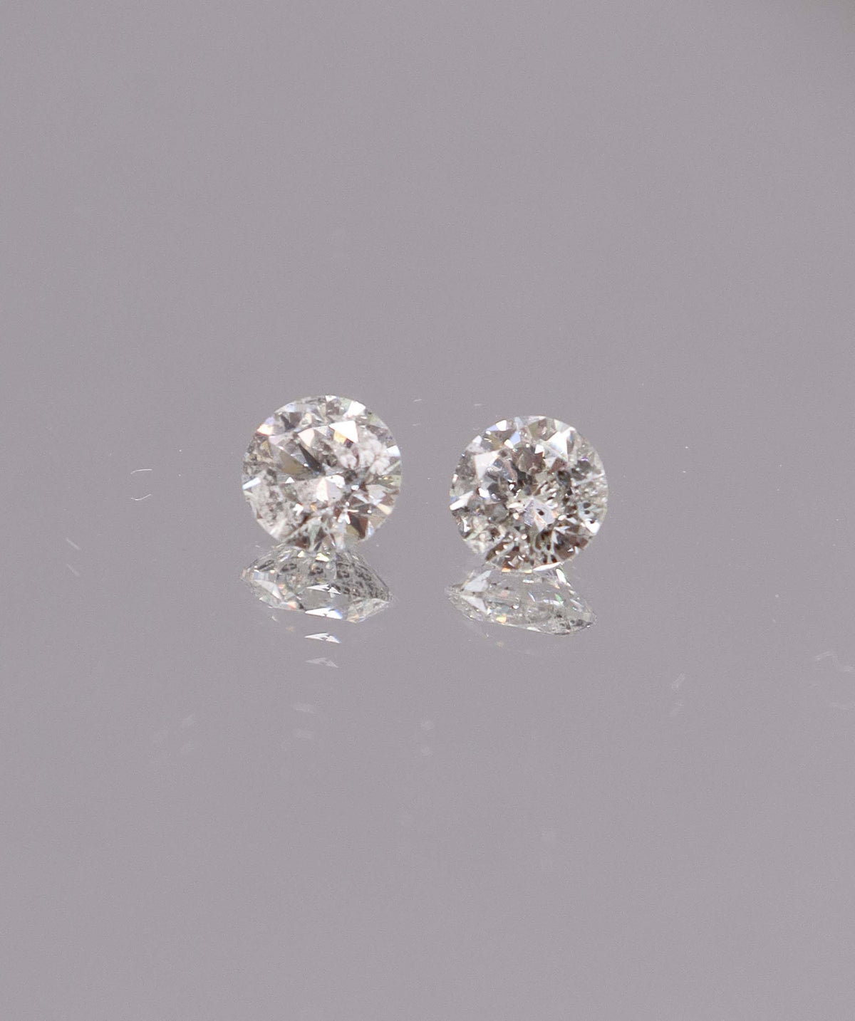Luxury Promise 1.75CT D-G COMMERCIAL ROUND DIAMOND PAIR DXBS6677