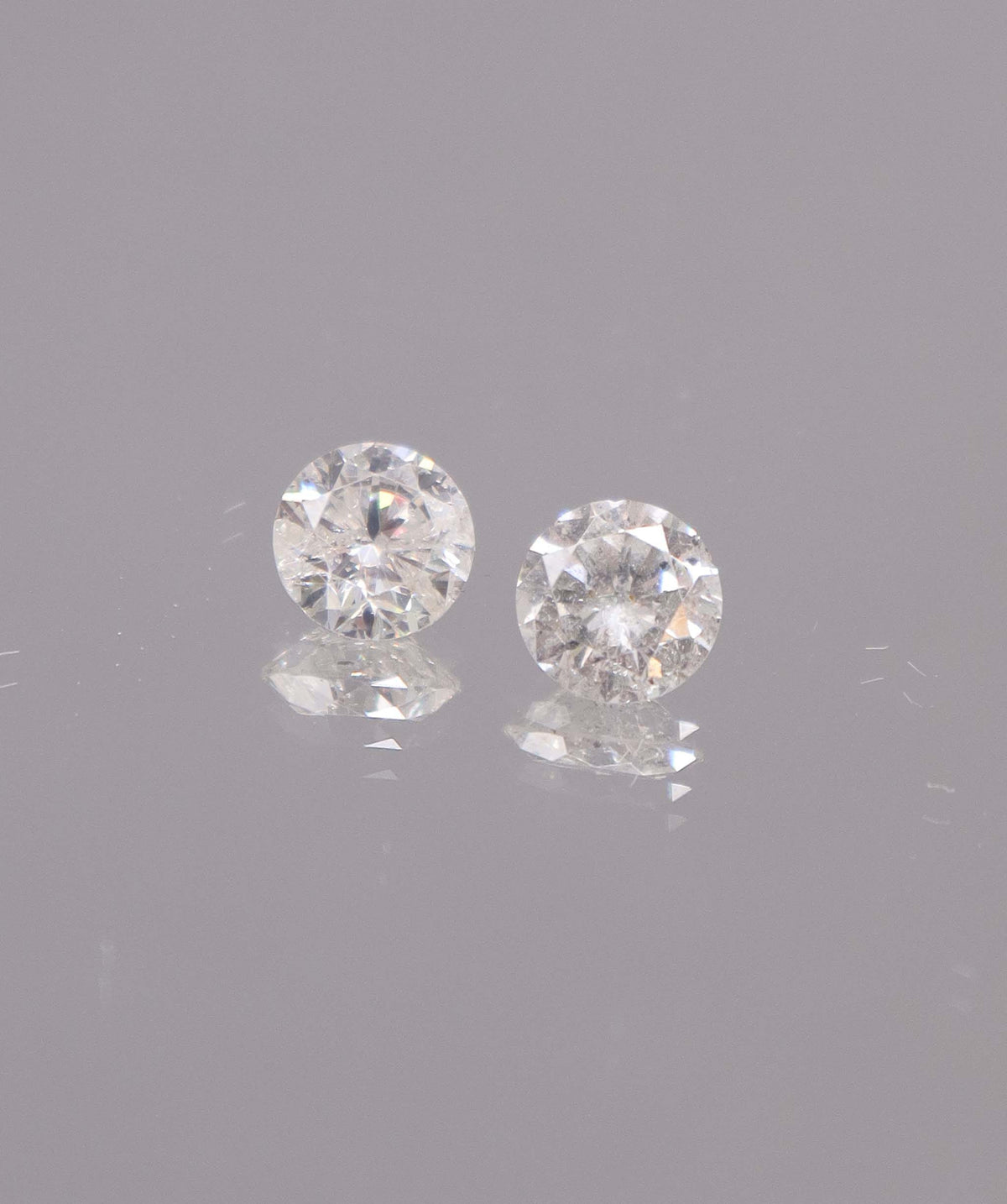 Luxury Promise 1.8CT D-G COMMERCIAL ROUND DIAMOND PAIR DXBS6663