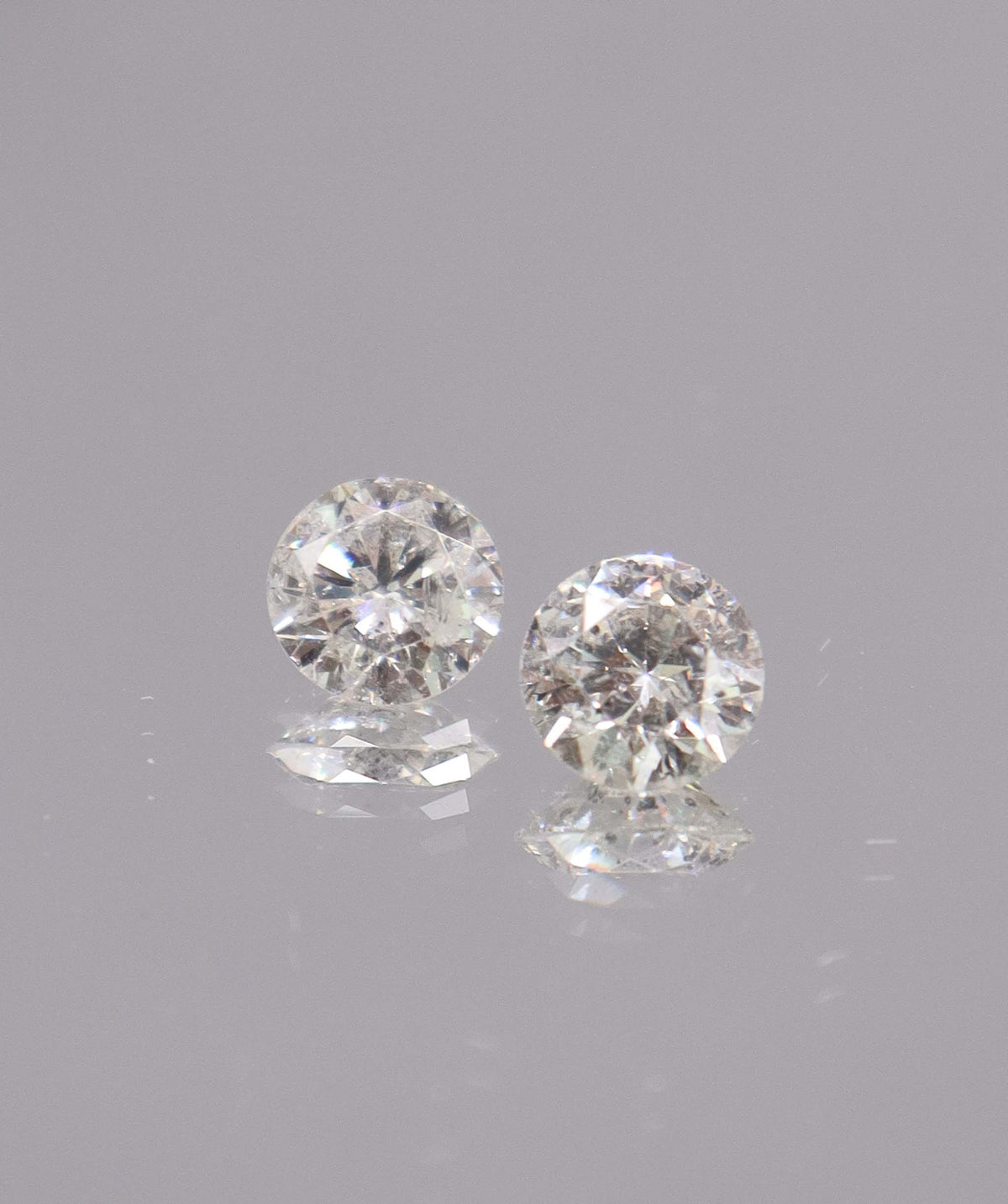 Luxury Promise 1.8CT D-G COMMERCIAL ROUND DIAMOND PAIR DXBS6681