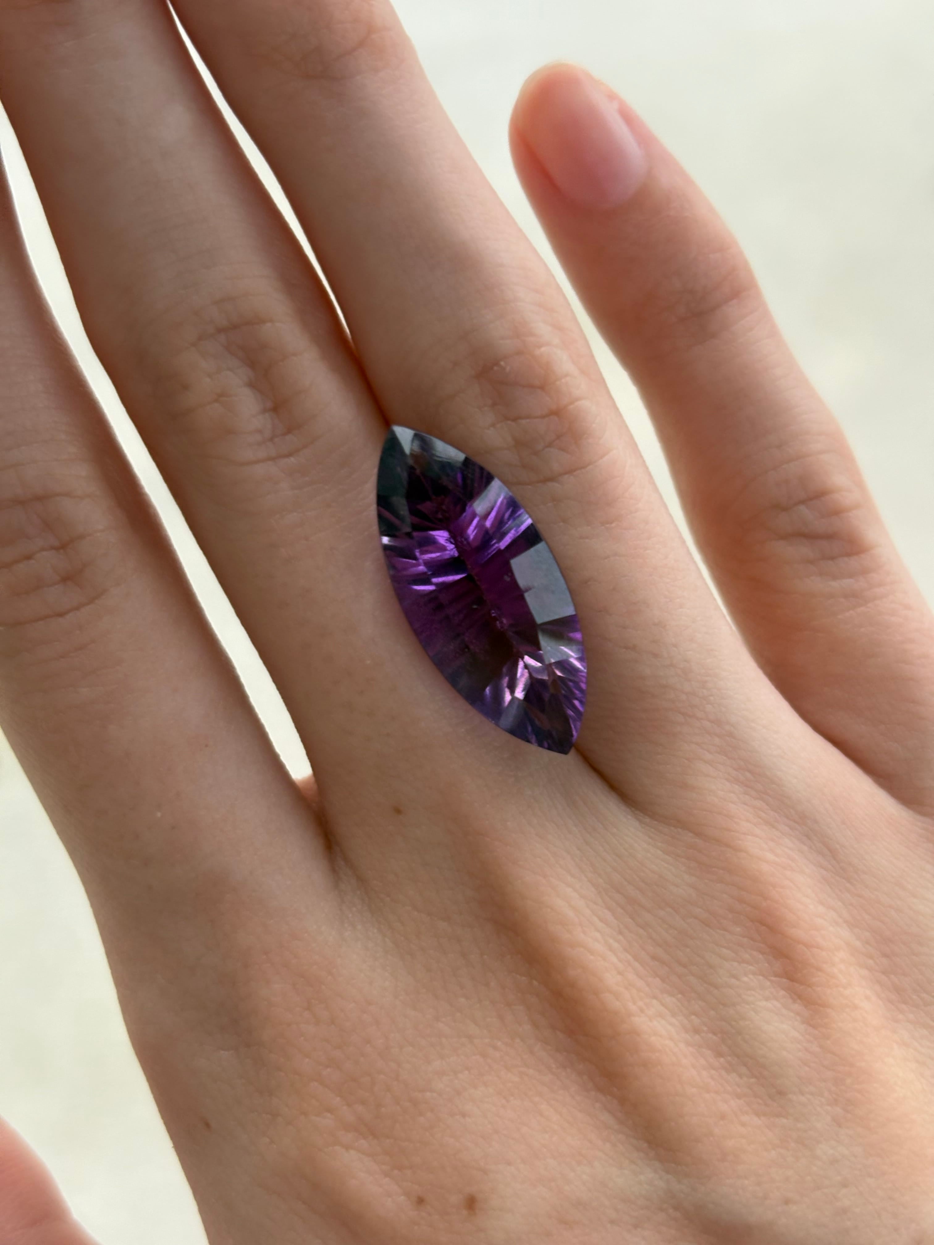 Luxury Promise 10.22ct Fantasy Marquise Amethyst DXBCS5100