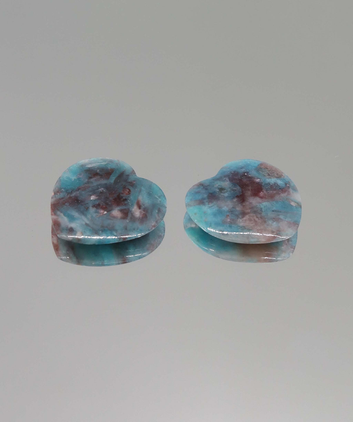 Luxury Promise 10.5ct∼ Brazilian Paraiba Cabochon Heart DXBS6747