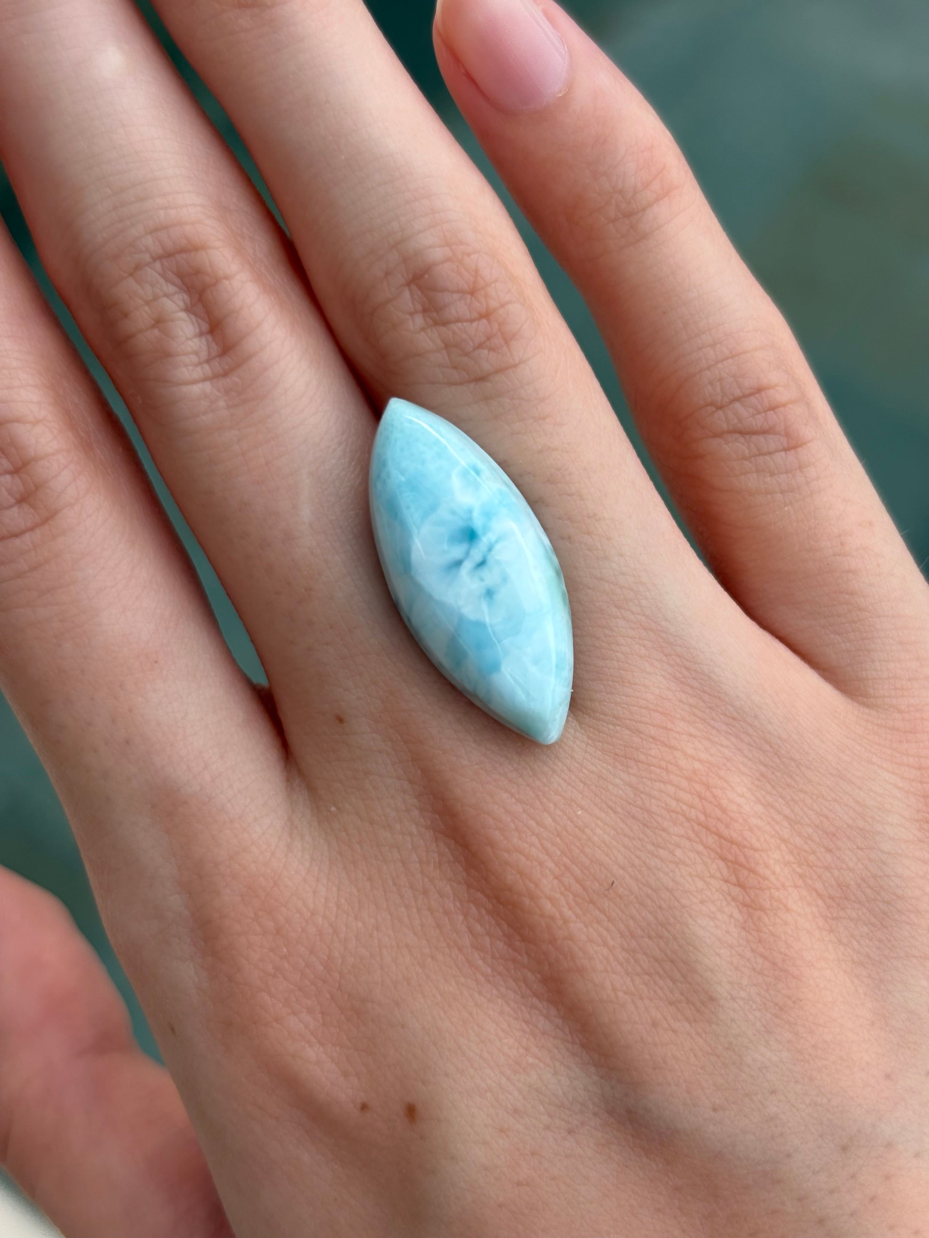 Luxury Promise 14.72ct Larimar Dominican Republic DXBCS5170
