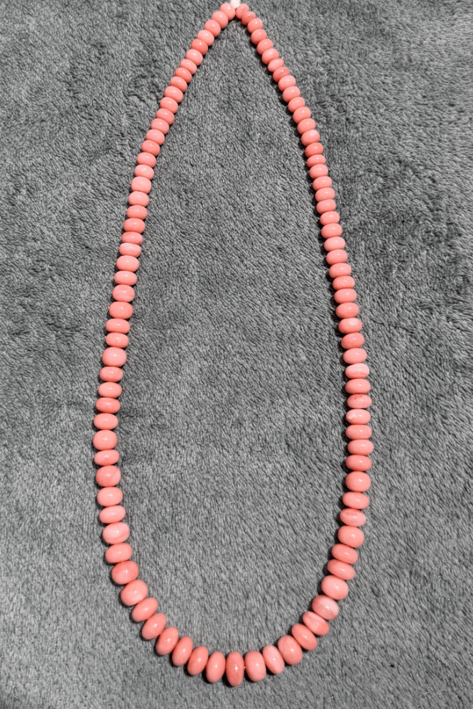 Luxury Promise 140.95ct set of Natural Pink opal beads jewelry (from Australia) THAI0143